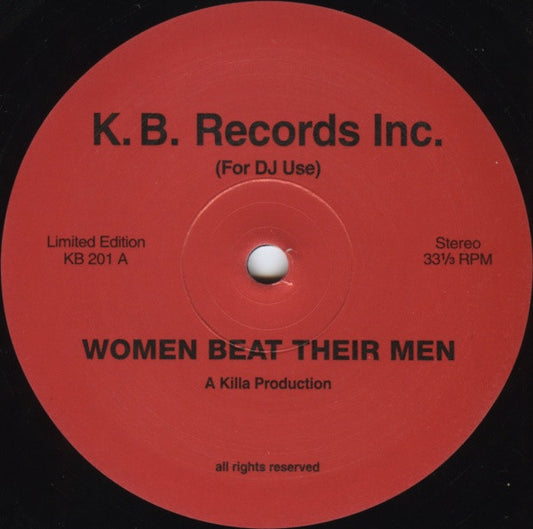 Killa Productions : Women Beat Their Men (12", Ltd)