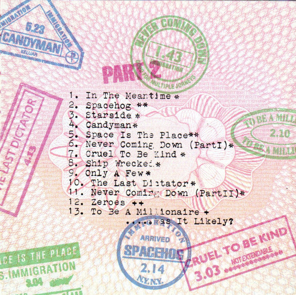 Spacehog : Resident Alien (CD, Album, Promo)