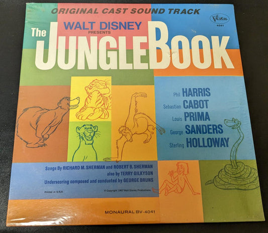 Various : Walt Disney Presents The Jungle Book (LP, Album, Mono)