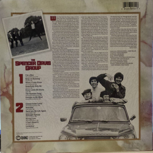 The Spencer Davis Group : The Best Of The Spencer Davis Group (LP, Comp, RE)