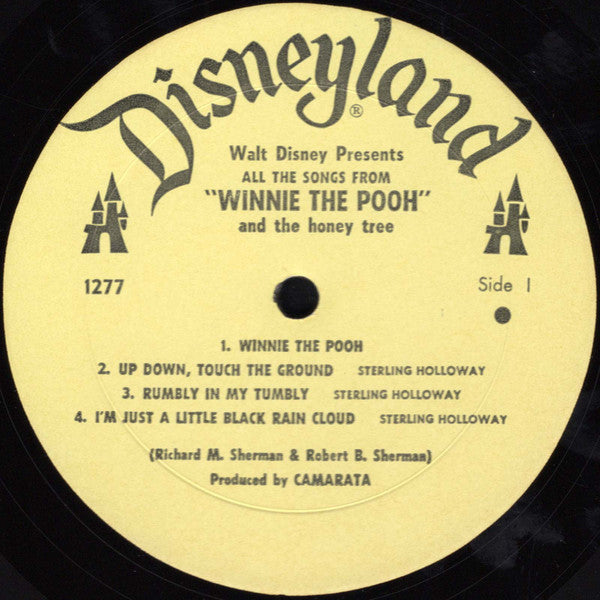 Sterling Holloway : All The Songs From Winnie The Pooh And The Honey Tree (LP, Album, RP)