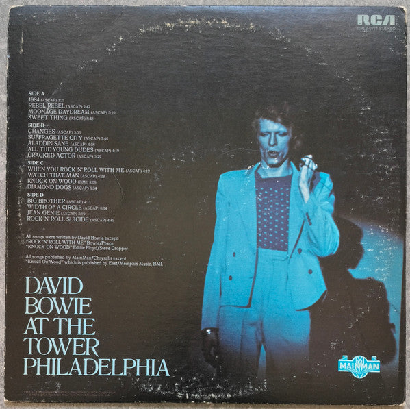 David Bowie : David Live (2xLP, Album, Gat)