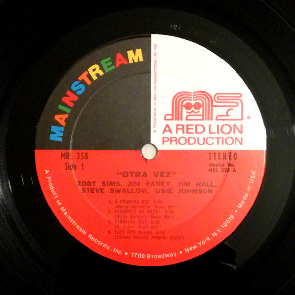 Zoot Sims . Jimmy Raney . Jim Hall : Otra Vez (LP, Album, RE, Gat)
