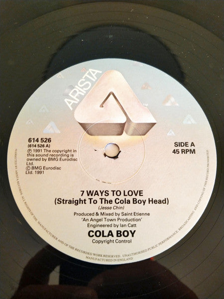 Cola Boy : 7 Ways To Love (12")