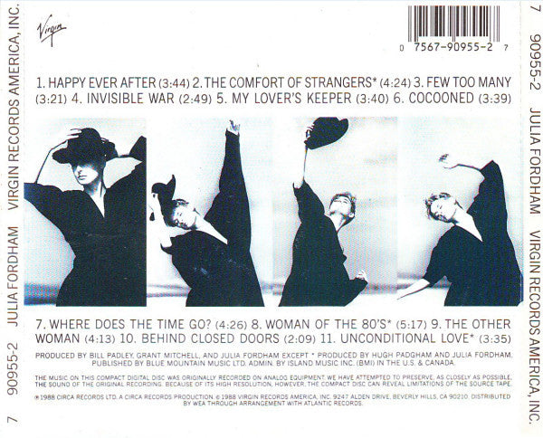 Julia Fordham : Julia Fordham (CD, Album)