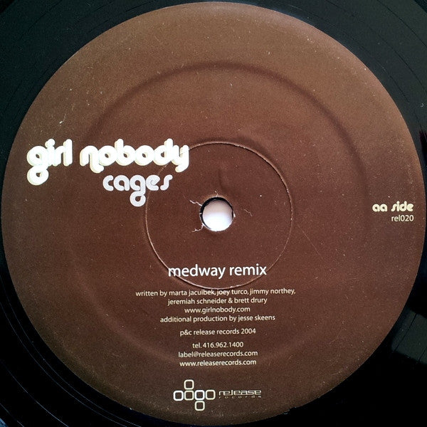 Girl Nobody : Cages (12")
