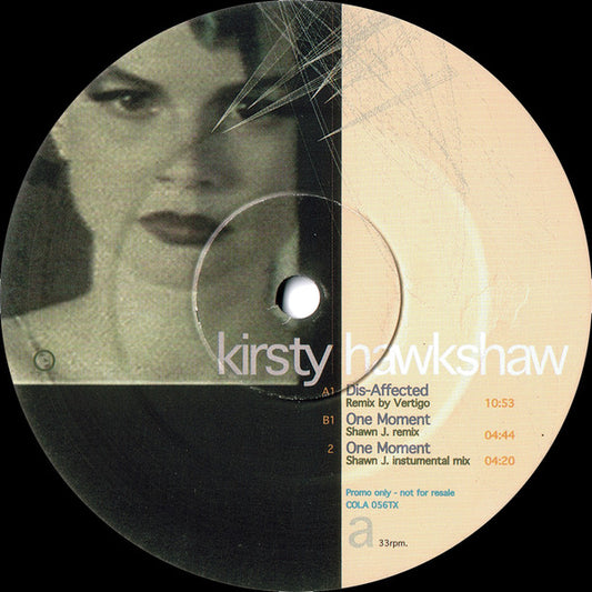 Kirsty Hawkshaw : Dis-Affected (12", Promo)