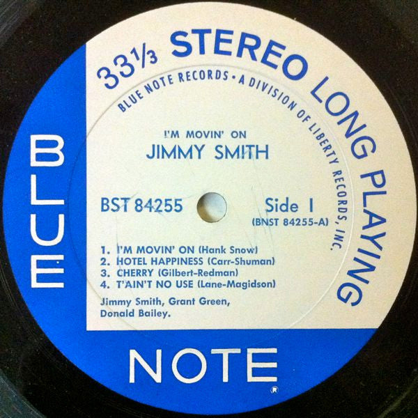 Jimmy Smith : I'm Movin' On (LP, Album, Pit)