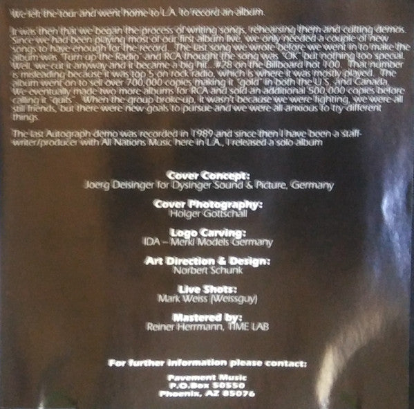 Autograph (2) : Missing Pieces (CD, Album, Club)