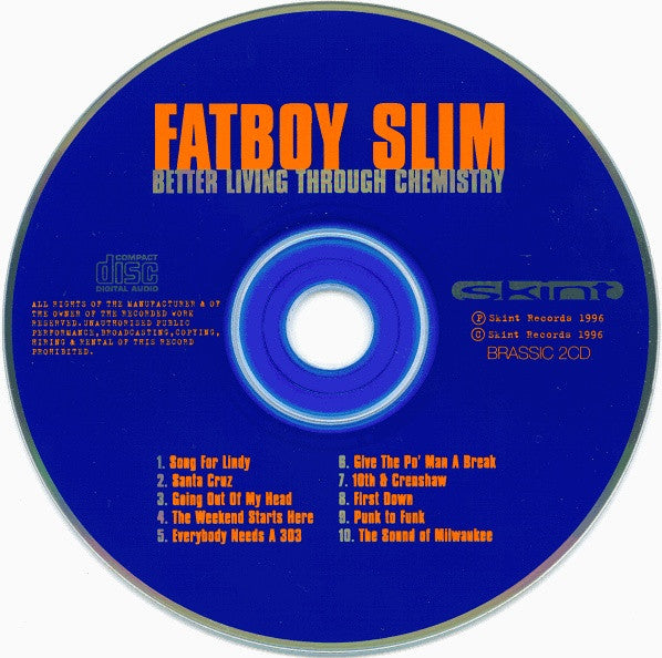 Fatboy Slim : Better Living Through Chemistry (CD, Album)