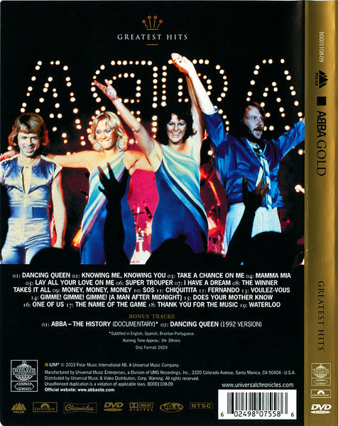 ABBA : Gold - Greatest Hits (DVD-V, Comp, RE, NTSC)