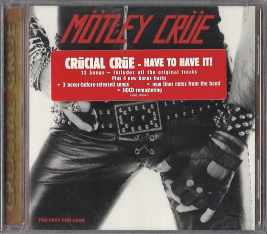 Mötley Crüe : Too Fast For Love (HDCD, Album, RE)