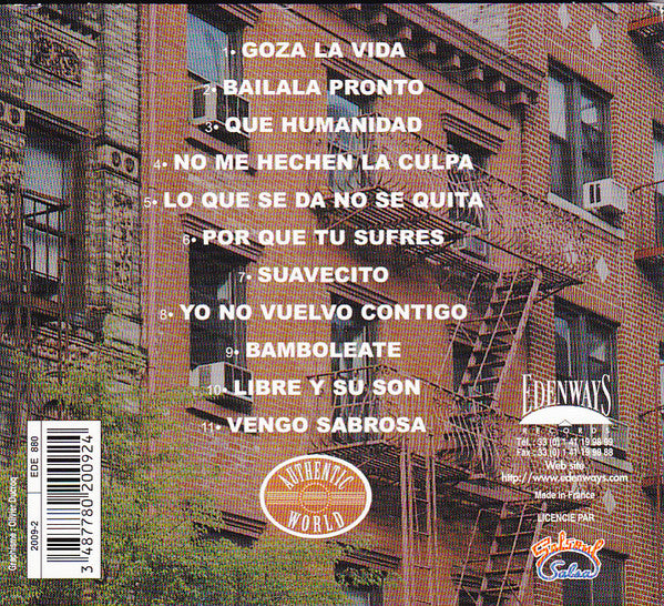 Manny Oquendo Y Su Conjunto Libre : Manny Oquendo Y Su Conjunto Libre (CD, Comp)