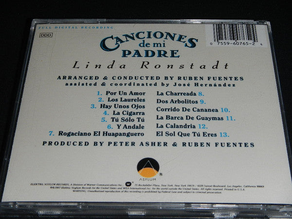 Linda Ronstadt : Canciones De Mi Padre (CD, Album)