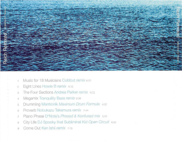 Steve Reich : Reich Remixed (CD, Album)