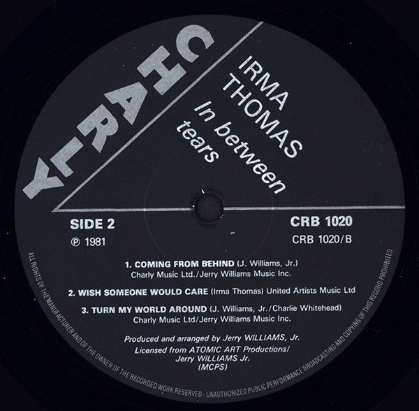 Irma Thomas : In Between Tears (LP, RE)
