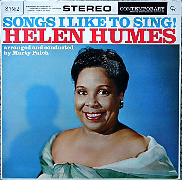 Helen Humes : Songs I Like To Sing! (LP, Album, RE)