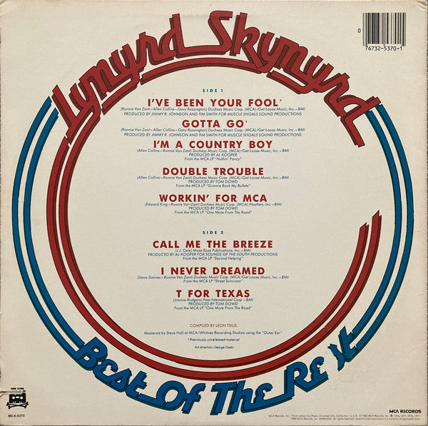 Lynyrd Skynyrd : Best Of The Rest (LP, Comp, Glo)