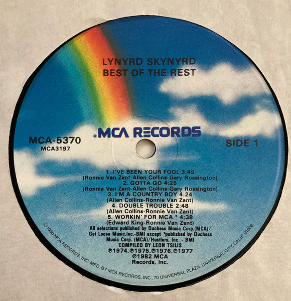 Lynyrd Skynyrd : Best Of The Rest (LP, Comp, Glo)