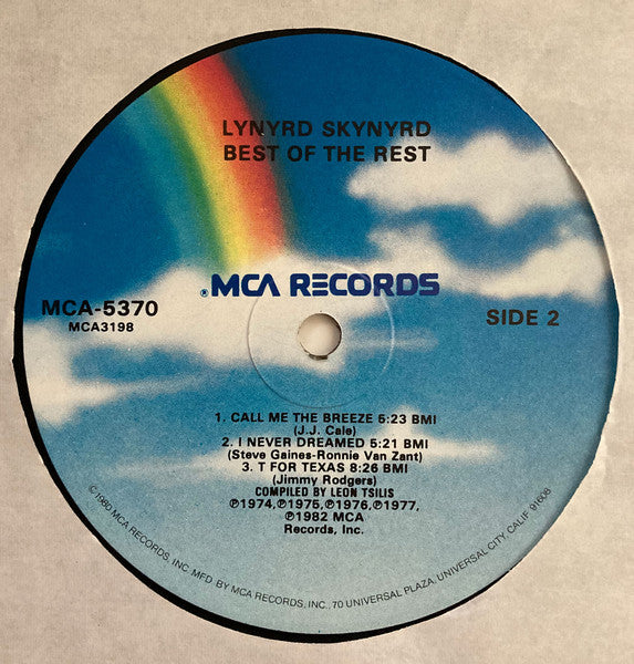 Lynyrd Skynyrd : Best Of The Rest (LP, Comp, Glo)