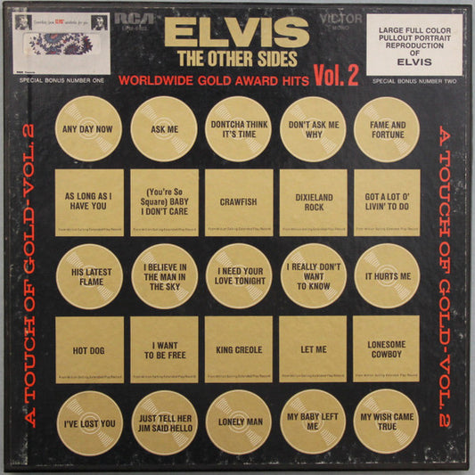 Elvis Presley : The Other Sides - Worldwide Gold Award Hits - Vol. 2 (4xLP, Comp, Mono, Dyn + Box)