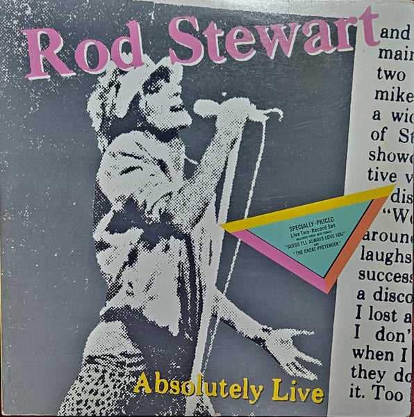 Rod Stewart : Absolutely Live (2xLP, Album, Gat)
