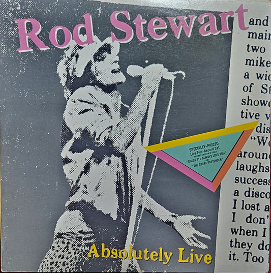 Rod Stewart : Absolutely Live (2xLP, Album, Gat)