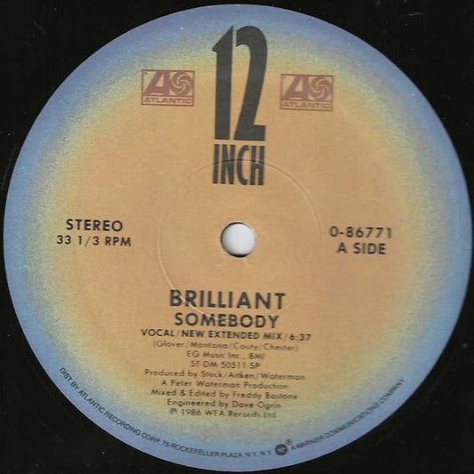 Brilliant : Somebody (12")
