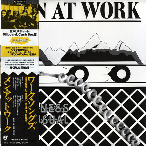 Men At Work : Business As Usual (LP, Album, Yel)