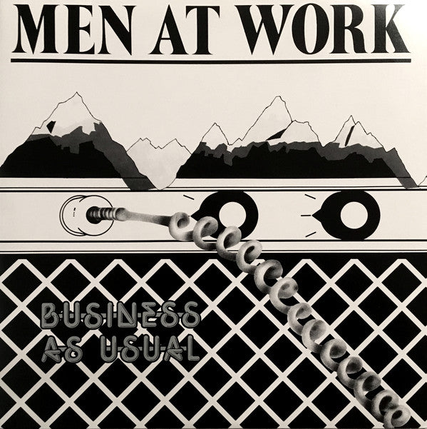 Men At Work : Business As Usual (LP, Album, Yel)