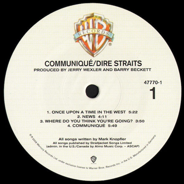 Dire Straits : Communiqué (LP, Album, RE, RM, 180)