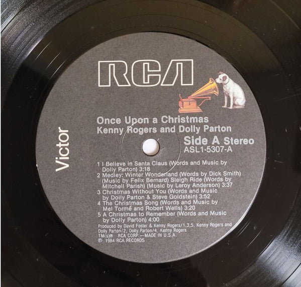 Kenny* & Dolly* : Once Upon A Christmas (LP, Album)