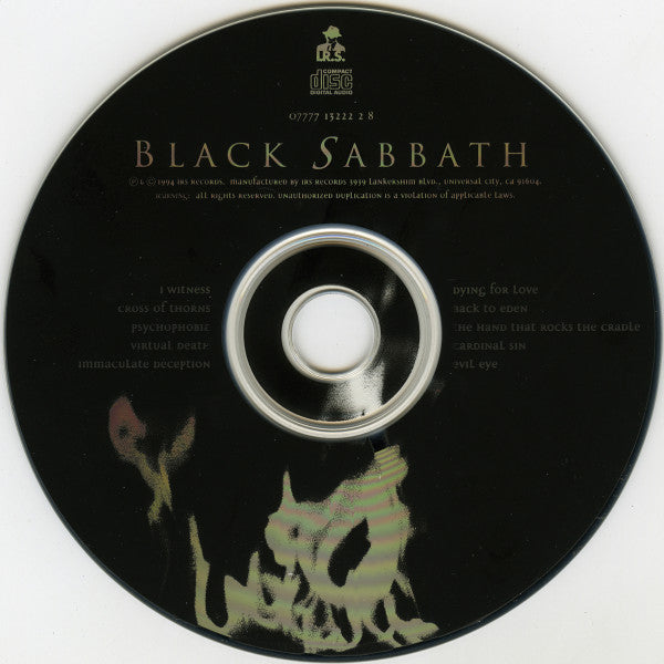 Black Sabbath : Cross Purposes (CD, Album)