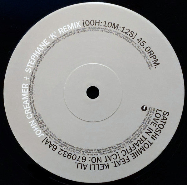 Satoshi Tomiie Feat. Kelli Ali : Love In Traffic (12",33 ⅓ RPM)