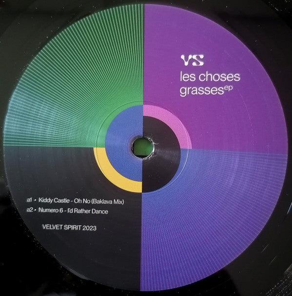 Various : Les Choses Grasses EP (12", EP, Ltd)
