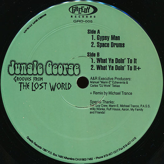 Jungle George : Grooves From The Lost World (12")