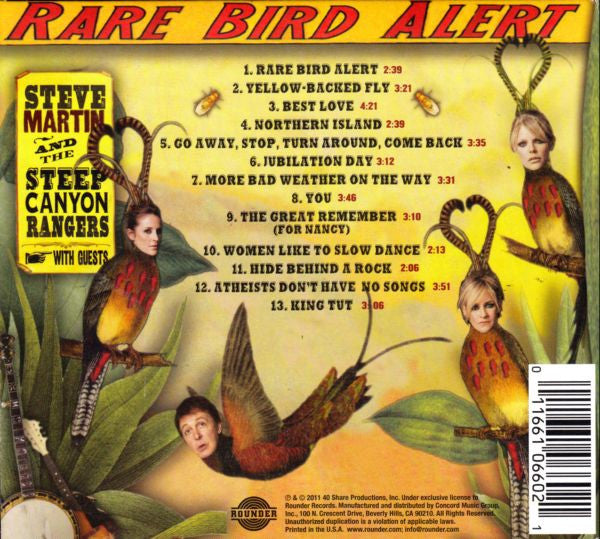 Steve Martin (2) And The Steep Canyon Rangers : Rare Bird Alert (CD, Album)