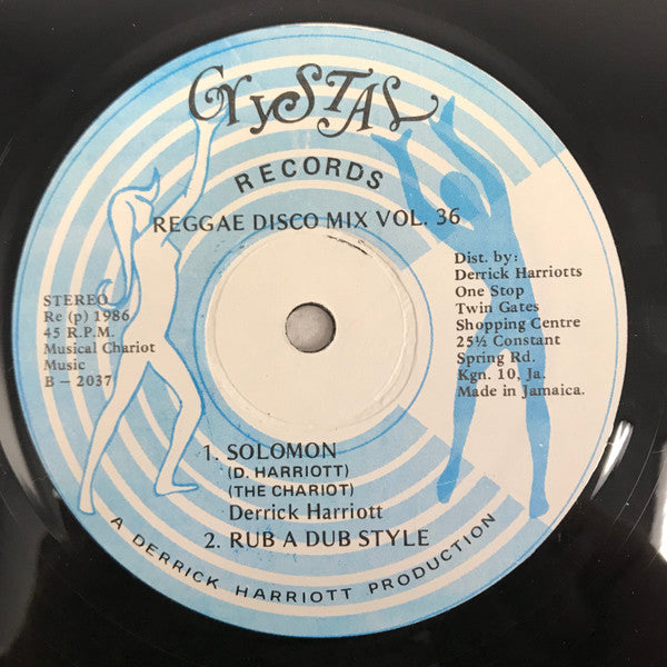 Derrick Harriott : Slave / Solomon (The Chariot) (12")