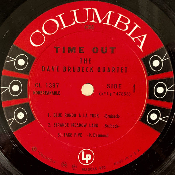The Dave Brubeck Quartet : Time Out (LP, Album, Mono, RP)