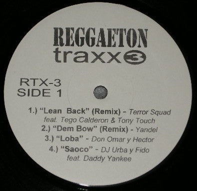 Various : Reggaeton Traxx 3 (12")