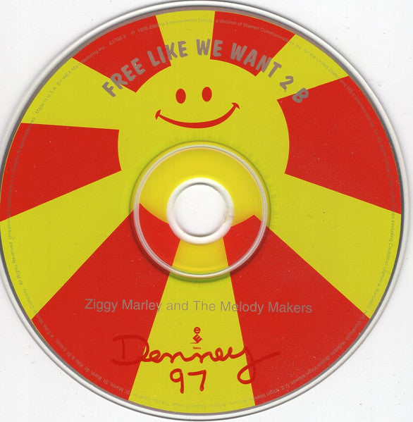 Ziggy Marley And The Melody Makers : Free Like We Want 2 B (CD, Album, ARC)