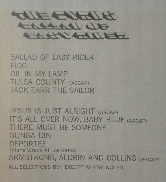 The Byrds : Ballad Of Easy Rider (LP, Album, RE)
