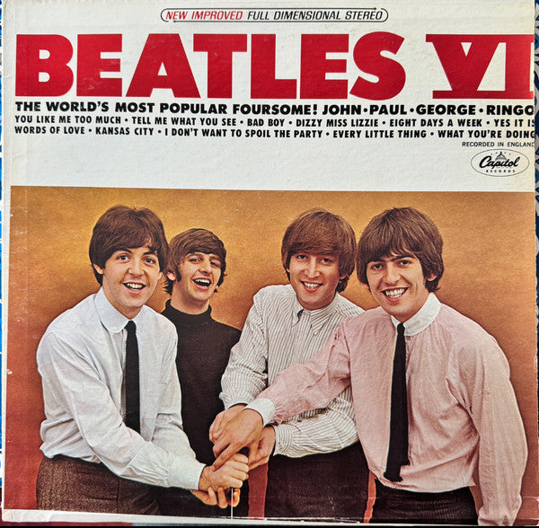 The Beatles : Beatles VI (LP, Album, RE, Ora)