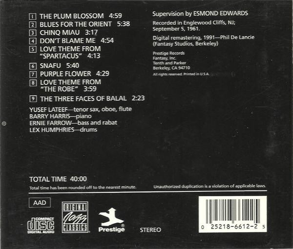 Yusef Lateef : Eastern Sounds (CD, Album, RE, RM)