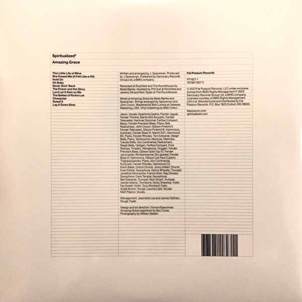 Spiritualized : Amazing Grace (LP, Album, RE, S/Edition)