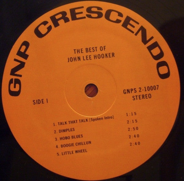 John Lee Hooker : The Best Of John Lee Hooker (2xLP, Comp)