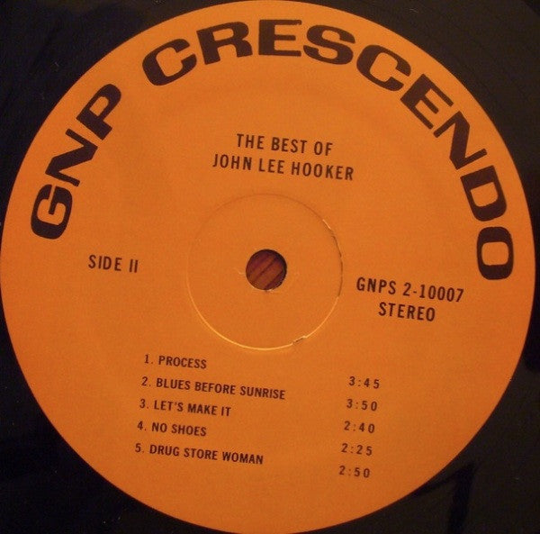 John Lee Hooker : The Best Of John Lee Hooker (2xLP, Comp)