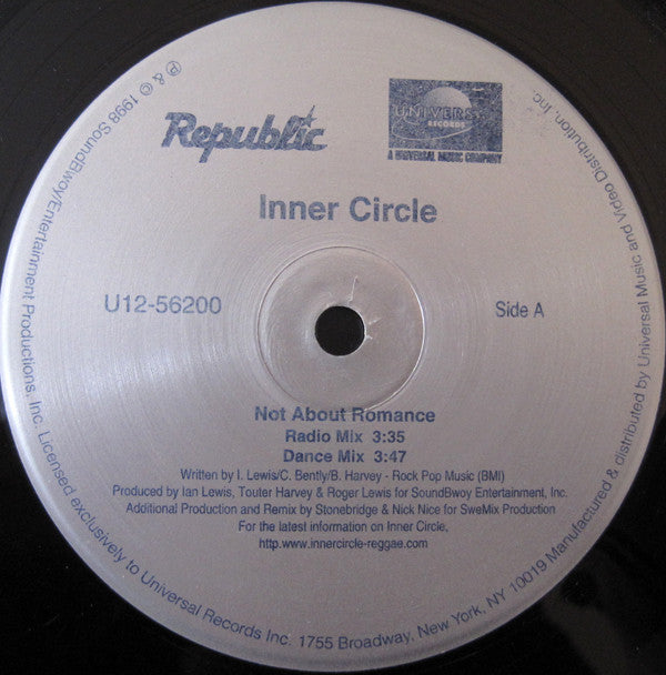 Inner Circle : Not About Romance (12")