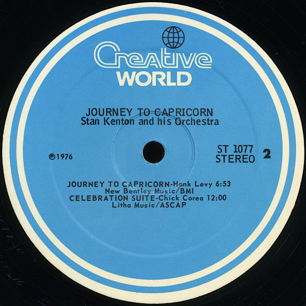 Stan Kenton : Journey To Capricorn (LP, Album, Mon)