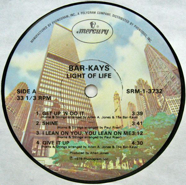 Bar-Kays : Light Of Life (LP, Album, Sou)